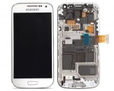 Pantalla Completa con Marco Samsung Galaxy S4 Mini (i9195) - Blanco