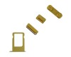 Pack de Botones + PortaSIM iPhone 5 - Oro
