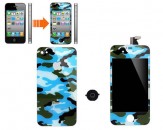 Kit de Transformación iPhone 4S - Camuflaje Azul