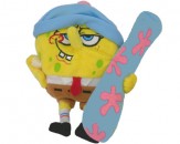 Peluche Bob Esponja Snowboard 16cm