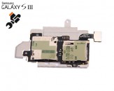 Reparación Cable Flexible con Lector SIM/Micro SD Samsung Galaxy SIII (i9300)