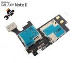 Reparación Cable Flexible Lector SIM y Micro SD Samsung Galaxy Note 2 (N7100)