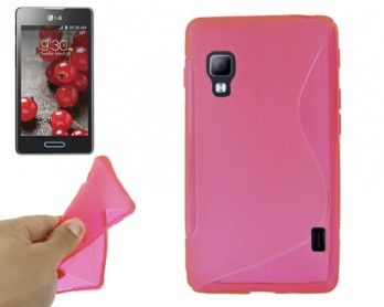 Funda TPU S-Line LG Optimus L5 II - Magenta