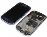 Pantalla Completa con marco Samsung Galaxy SIII Mini (i8190) - Azul