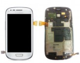 Pantalla Completa con marco Samsung Galaxy SIII Mini (i8190) - Blanco