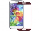 Cristal Exterior Samsung Galaxy S5 (G900F) - Rojo